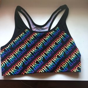 Pink Sports bra